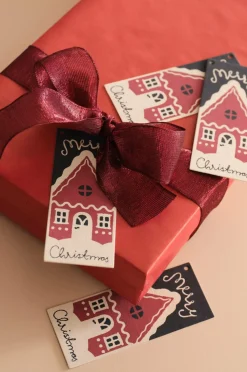 Ellos Home Gaveetiketter 10-pak Bourgogne