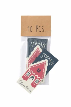 Ellos Home Gaveetiketter 10-pak Bourgogne