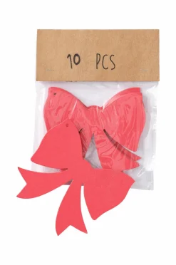 Ellos Gavepapir & Tilbehør>Home Gaveetiketter 10-pak Rød sløjfe