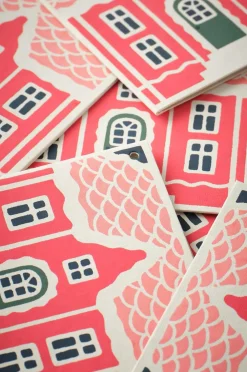 Ellos Home Gaveetiketter Double Hangtag 6-pak Rød Online