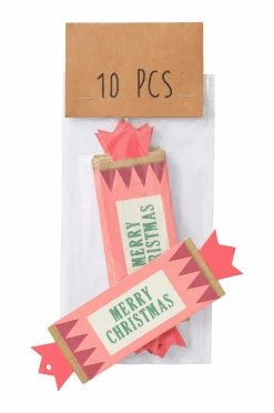 Ellos Gavepapir & Tilbehør>Home Gaveetiketter 10-pak Rosa/vinrød