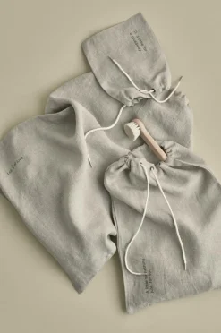 Ellos Home Gavepose Candice Gift Bag A121b 100% linen beige Best