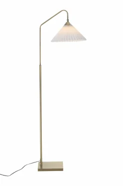 Ellos Home Gulvlampe Kate Offwhite/antikmessing Discount