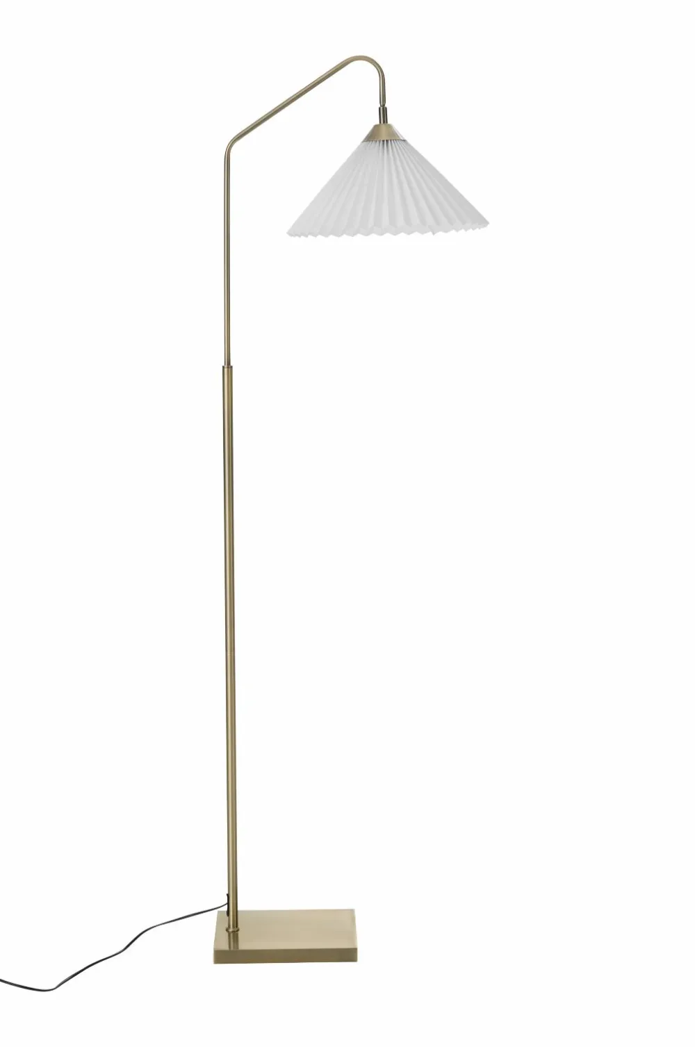 Ellos Home Gulvlampe Kate Offwhite/antikmessing Discount