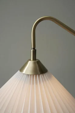 Ellos Home Gulvlampe Kate Offwhite/antikmessing Discount