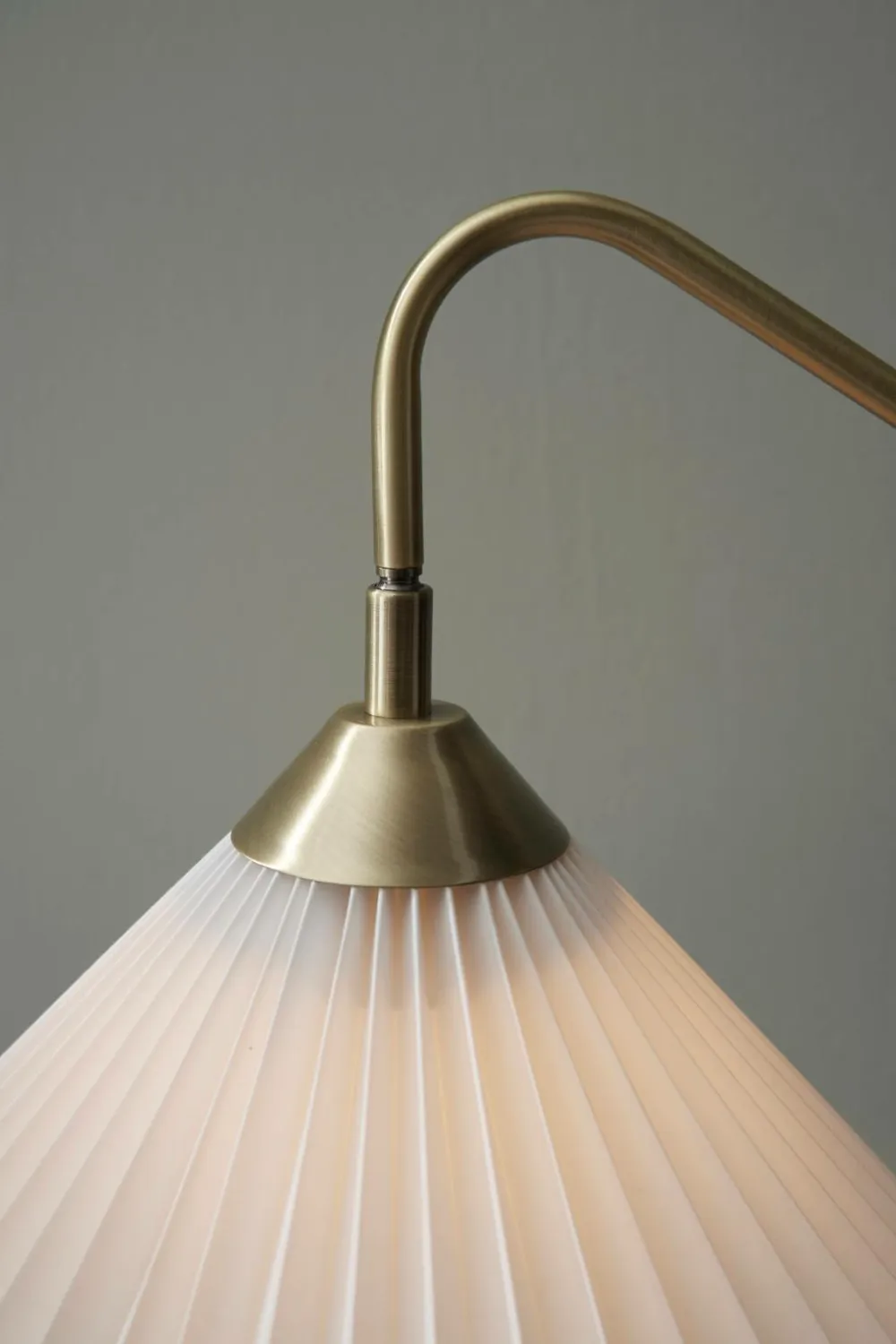 Ellos Home Gulvlampe Kate Offwhite/antikmessing Discount