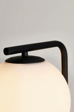 Ellos Home Gulvlampe Widar Sort/opalhvid Best