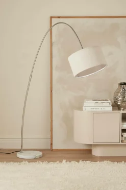 Ellos Home Gulvlampe Arc Hvid Online