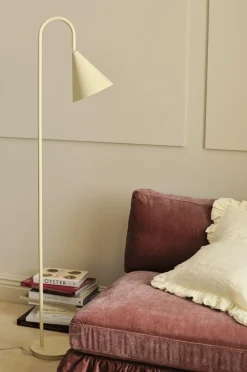 Ellos Home Gulvlampe Liam Pastelgul Outlet