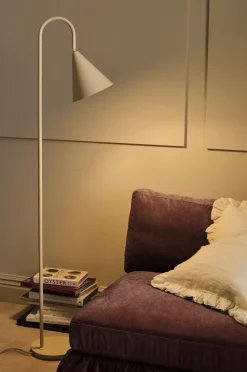 Ellos Home Gulvlampe Liam Pastelgul Outlet