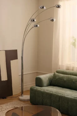 Ellos Home Gulvlampe Sphere Krom Hot