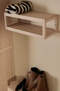 Ellos Home Hattehylde / skohylde Stripe Mat sand mat sand Clearance