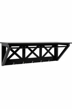 Ellos Home Hattehylde Kryss Sort Outlet