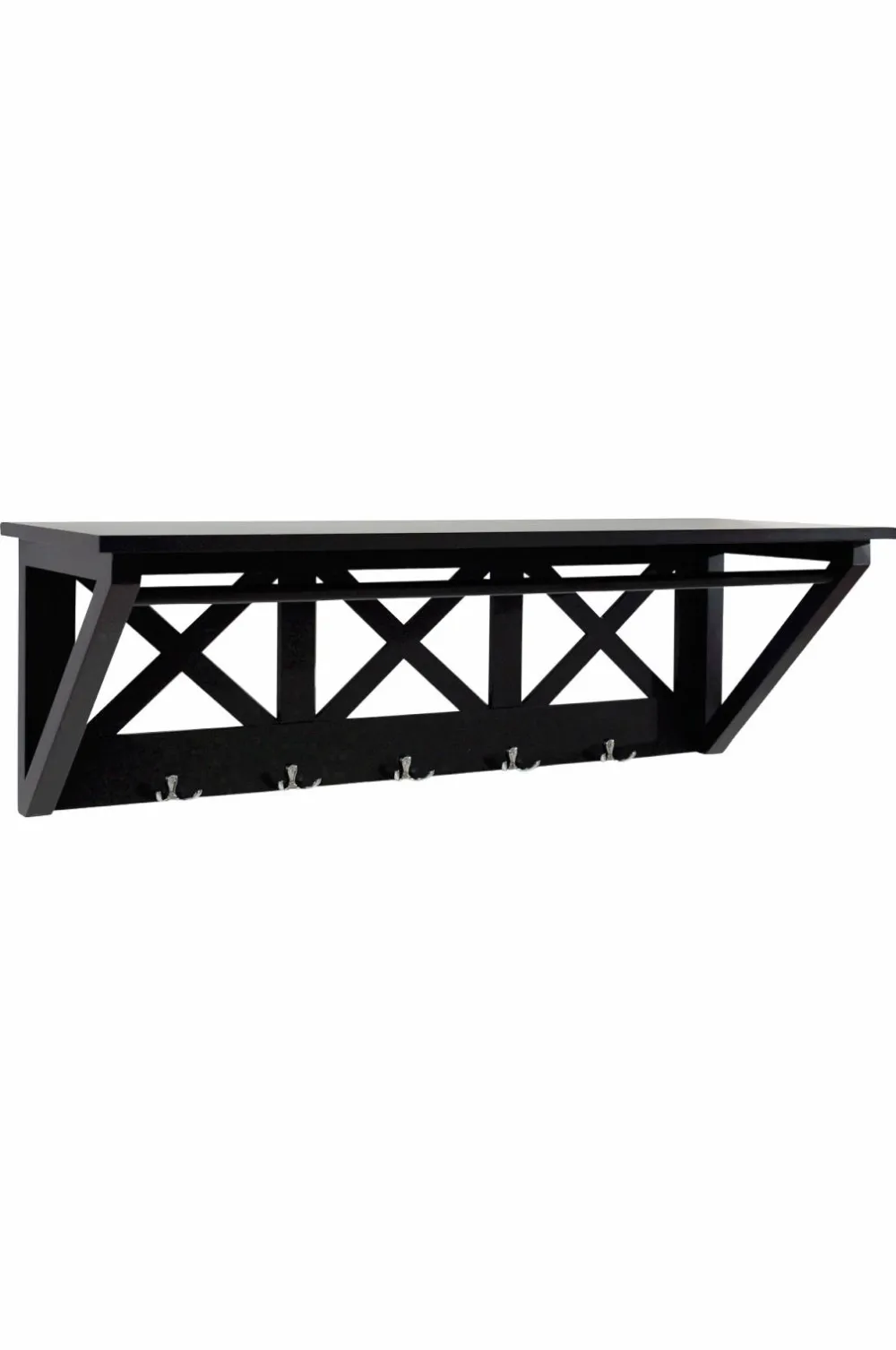 Ellos Home Hattehylde Kryss Sort Outlet