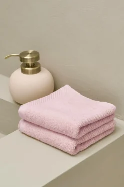 Ellos Home Håndklæde Elise 2-pak 30x50 Lyserød Hot