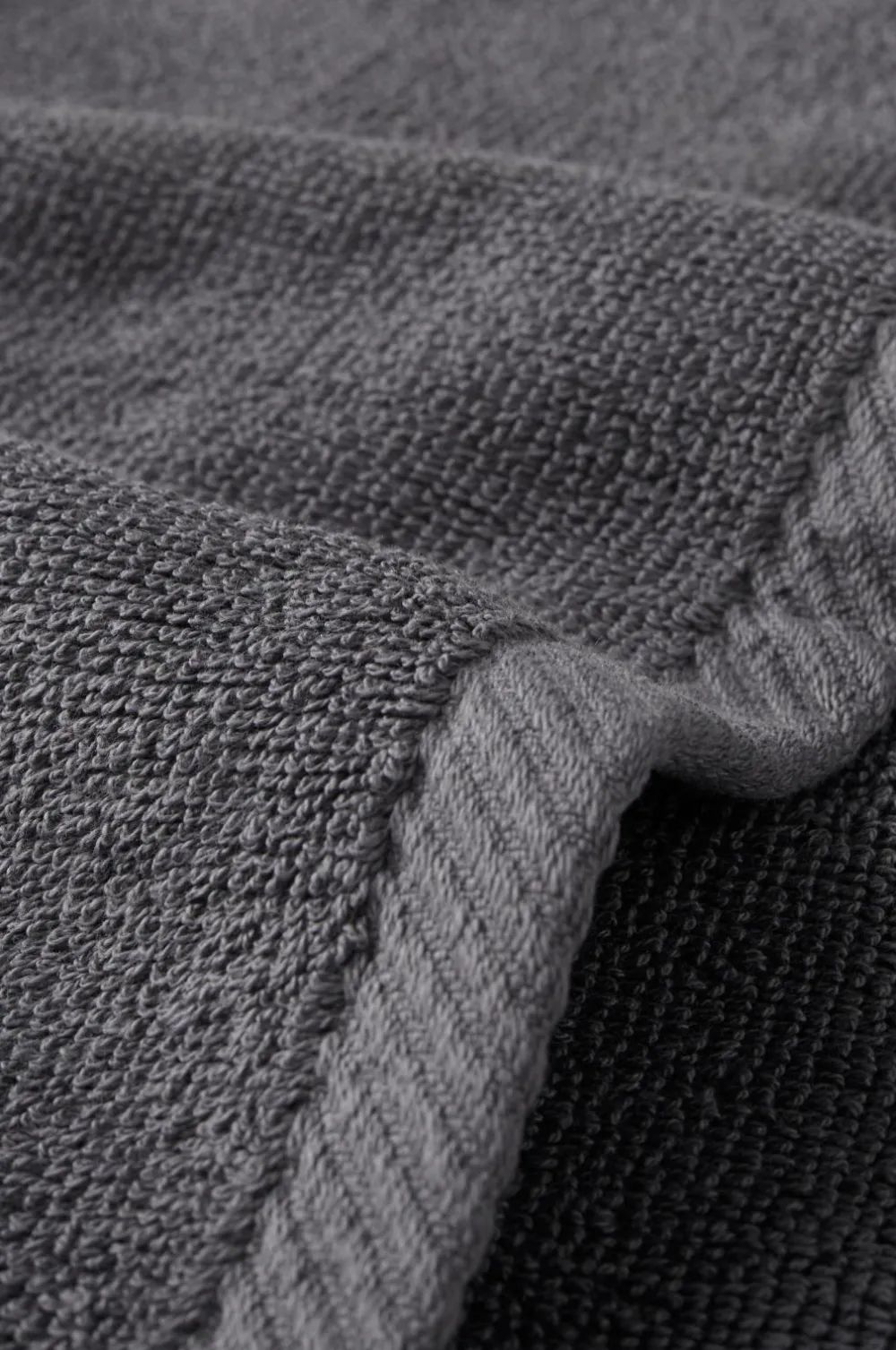 Ellos Badeværelsestekstiler>Home Håndklæde Elise 2-pak 30x50 Mørkegrå