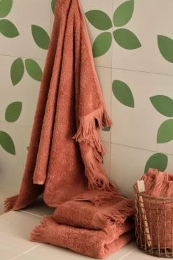 Ellos Home Håndklæde Molly 50x70 cm Mokkarosa Online