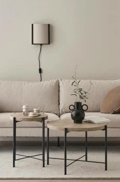 Ellos Home Indskudsbord Gilda Ø 40 cm/ Ø 60 cm White washed Outlet