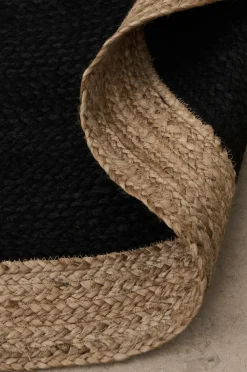 Ellos Home Jutetæppe Pescara Sort/natur