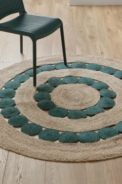 Ellos Home Jutetæppe Manarola Petrolblue - Blue spruce 18-5308tcx Sale