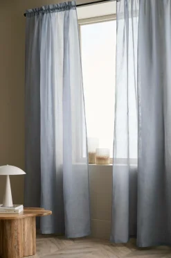 Ellos Julegardiner|Gardinlængder Med Løbegang>Home Kanallængde Lara 2-pak Blå