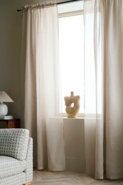 Ellos Julegardiner|Gardinlængder Med Løbegang>Home Kanallængde Lara 2-pak BEIGE