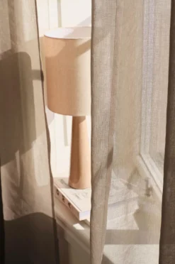 Ellos Home KIRA skræddersyet gennemsigtigt gardin Mullvad New