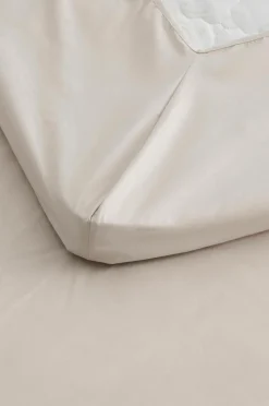 Ellos Lagener>Home Konvolutark Crystal i bomuldspercale Sandbeige