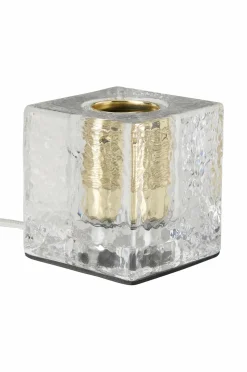 Ellos Lampefødder>Home Lampefod Chrystal Klar