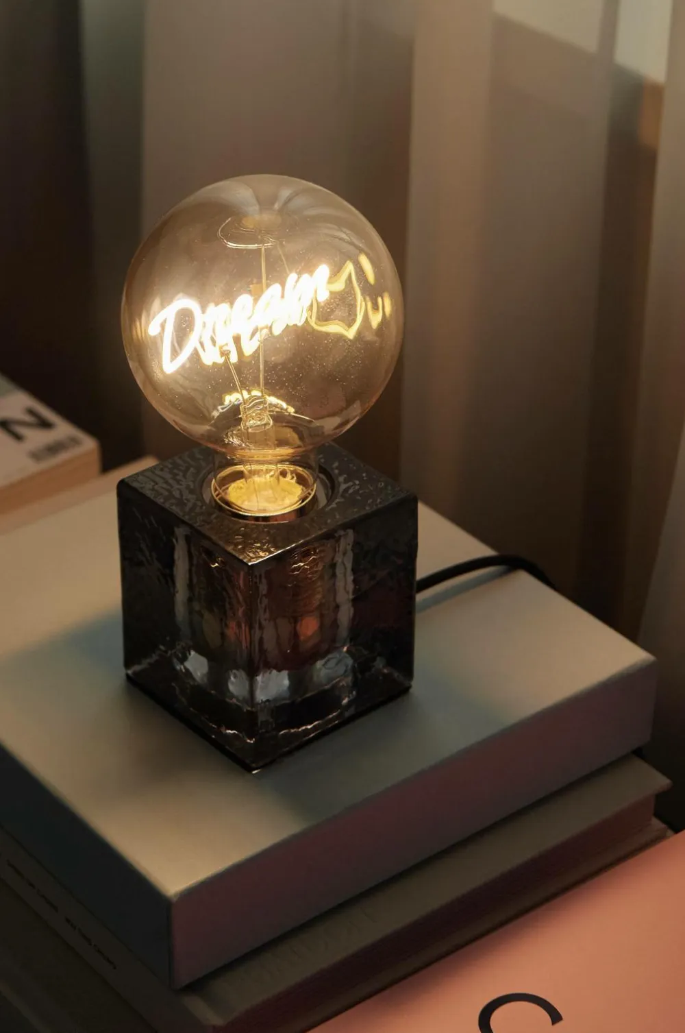 Ellos Home Lampefod Chrystal Smoke