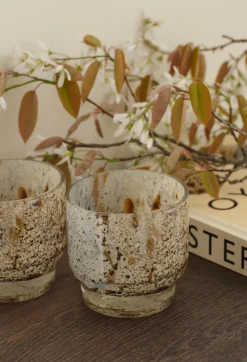 Ellos Home Lanterne Leona højde 8 cm 2-pak Brun Sale