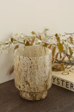 Ellos Home Lanterne Leila højde 12 cm Brun Clearance