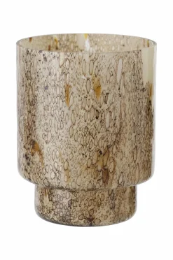 Ellos Home Lanterne Leila højde 12 cm Brun Clearance