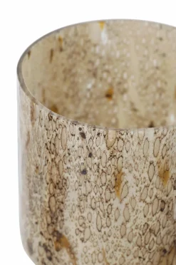 Ellos Home Lanterne Leila højde 12 cm Brun Clearance