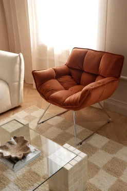 Ellos Home Lænestol Brittan Rustbrun