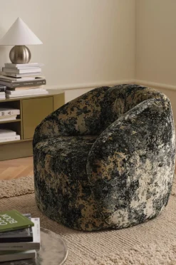 Ellos Home Lænestol Bulldog Camouflage grøn New