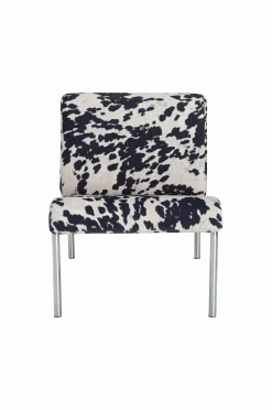 Ellos Home Lænestol Cowlow Sort/hvid Outlet