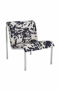 Ellos Home Lænestol Cowlow Sort/hvid Outlet