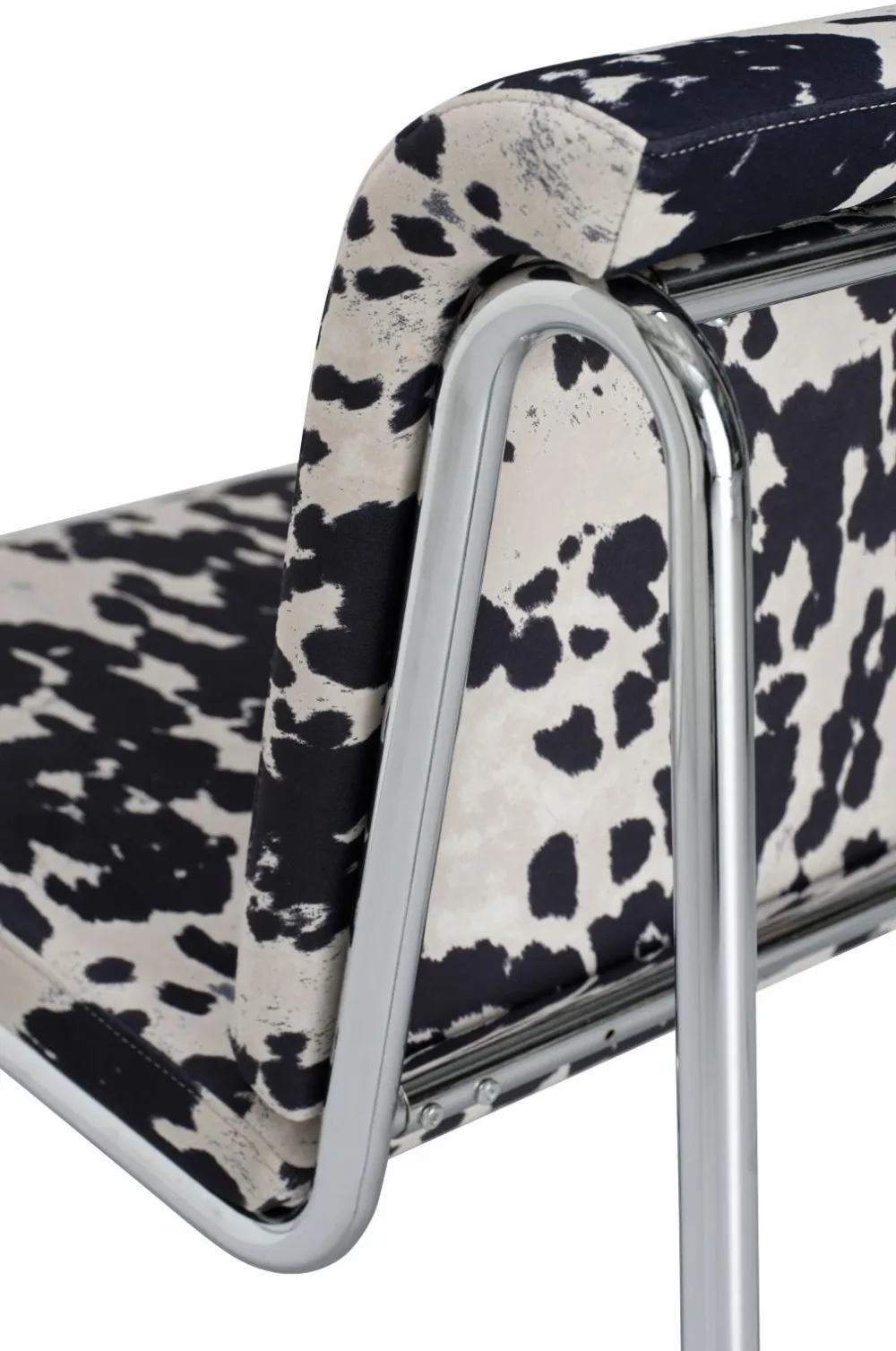 Ellos Home Lænestol Cowlow Sort/hvid Outlet