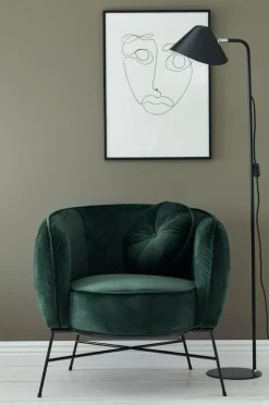 Ellos Sofaer & Lænestole>Home Lænestol Charleston Night flower a.green ms 2020