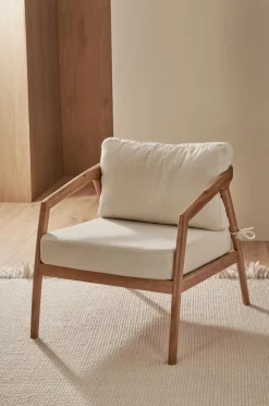 Ellos Home Lænestol Klirr Natur/cremehvid New