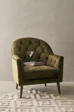 Ellos Home Lænestol Loucchi Mosgrøn Best