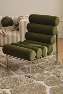 Ellos Home Lænestol Rolls Mørkegrøn Clearance