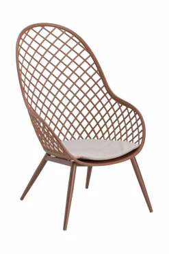 Ellos Udemøbler & Have>Home Lænestol til haven Syrén 2-pak Nougatbrun/beige