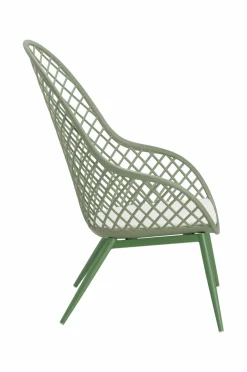 Ellos Home Lænestol til haven Syrén 2-pak Grøn / cremefarvet hvid