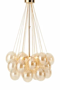 Ellos Home Loftlampe Amber Messing/amber Best