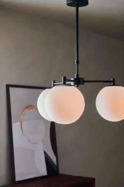 Ellos Loftlamper>Home Loftlampe Winston Svart/opal