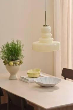 Ellos Home Loftlampe Bellis Beige/krom Discount