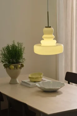 Ellos Home Loftlampe Bellis Beige/krom Discount