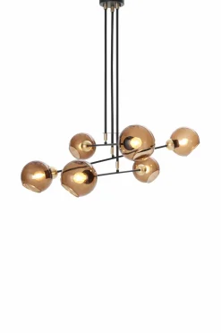 Ellos Loftlamper>Home Loftlampe Cooper Sort/messing/brun